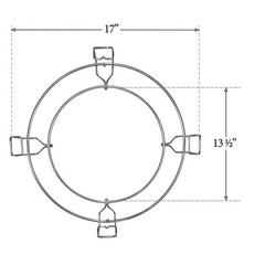 Kamado Joe Classic Joe Flexible Cooking Rack: KJ-FCR