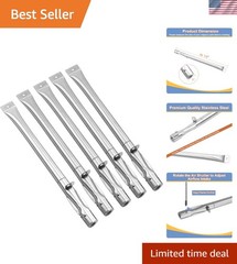 Optimal Heat Grill Burner Tubes – Replacement for Perfect Flame 16.5-inch 5-Pack