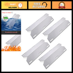 17.75” Grill Heat Shield Plates – Burner Cover Replacement for Gas Grills
