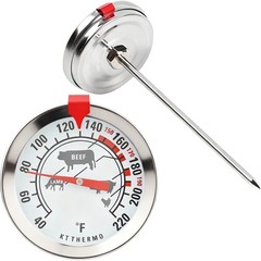 SPOROLWE Meat Thermometer for Oven, Analog Analog-Color-Coded Zones