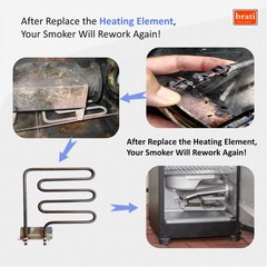 Electric Smoker Heating Element Replacement Part 9907120027 for MAB-1200W