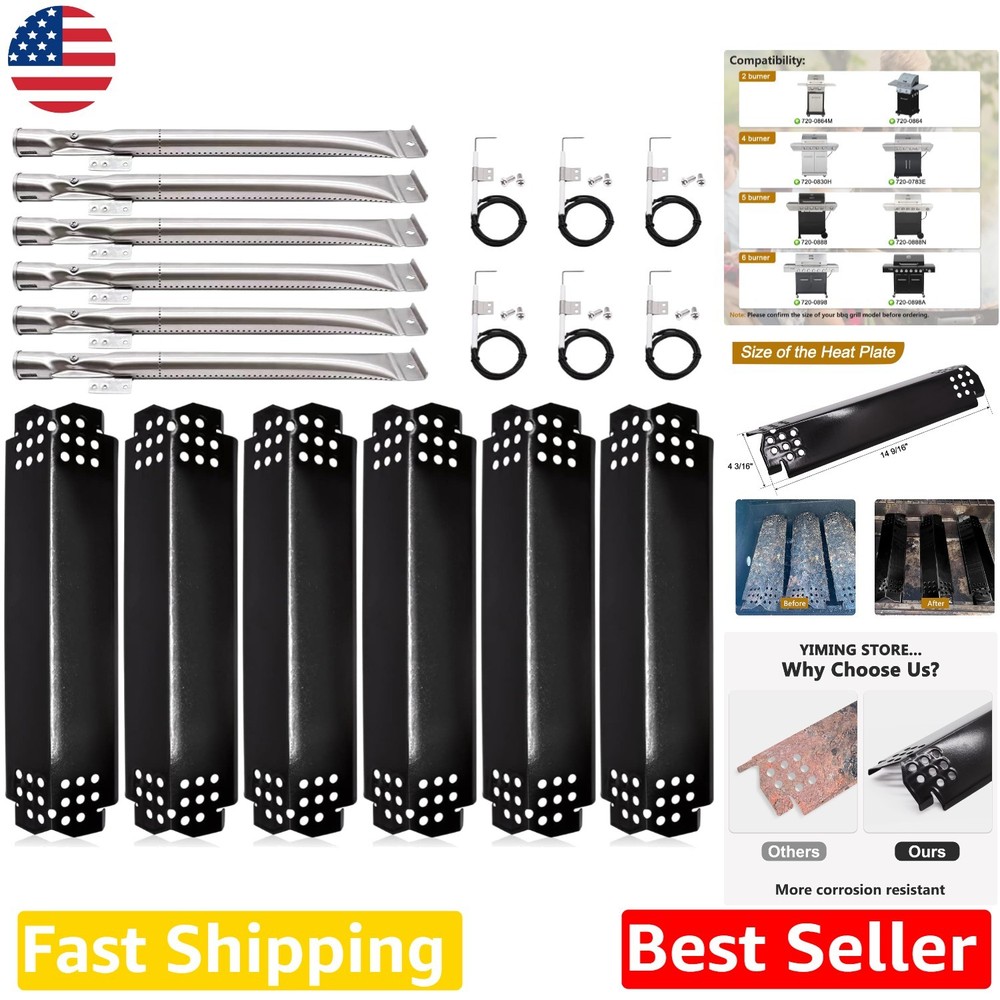 Nexgrill 720-0898 6 Burner Grill Repair Kit: High-Quality Replacement Parts