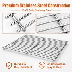 Grill Parts Kit for Nexgrill 5 Burner 720-0882A Gas Grill, Stainless Steel Grill