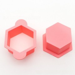 Geometric Hexagon Cake For mold for DIY Desserts – Easy Release Design
