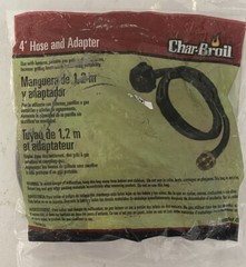 Char Broil 4′ Hose and Adapter Model 4623 NEW