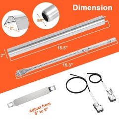 17 Inch Grill Part Kit For Charbroil Performance 5 Burner 463448021 463451022