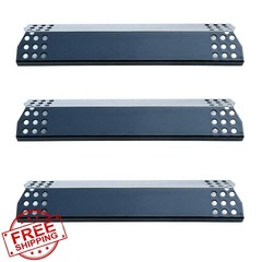 3-Pack DP129 Porcelain Steel Heat Plates for Gas Grills