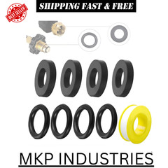 15Pcs Propane Tank Gasket and 15Pcs O-Rings for Soft Nose P.O.L. Fittings, Gas L