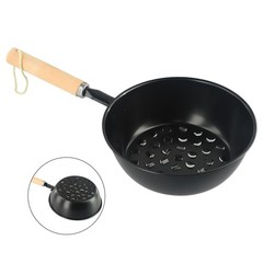 Chimney Charcoal Starter Pot Barbeque Safe Wood Handle Grill Chimney Pot Stove