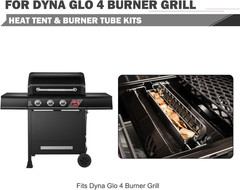 DGH450CRP Heat Plates Grill Parts for Dyna Glo 4 Burner Grill Replacement Parts