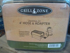 4′ TableTop Gas Grill Hose & Adapter Universal Fit To Most Propane Cylinders