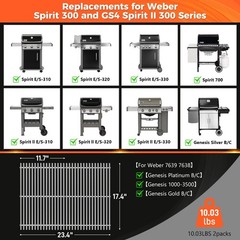 Grill Parts Replacement – Grates for Spirit E310, Genesis Silver & Gold Series