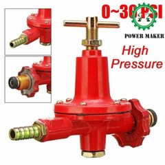 Adjustable High Pressure Propane Regulator Valve For Outdoor BBQ LP Gas 0-30PSI