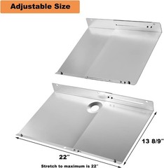 Stainless Steel Gas Tank Heat Shield G460-2900-W2