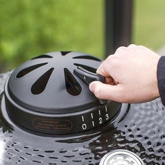 Cast Aluminum Kamado Top Vent for Vision Grill