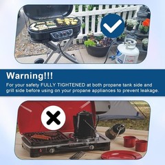 10-Ft Propane Hose Adapter Compatible with Mr. Heater & Big Buddy Heaters
