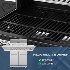 17 Inch BBQ Grill Grates for Nexgrill 720-0888,720-0830H, 720-0783E, 720-0830X