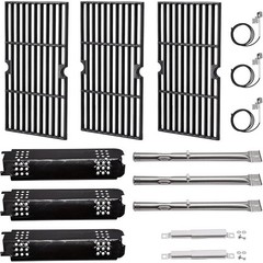 Grill Replacement Parts Charbroil Gas2Coal 3-Burner Heat Tent Burner Tube Grates