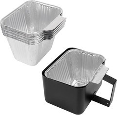 Grill Grease Tray Catcher Cup Drip Pan Aluminum Liner Replacement for Blue Rhino