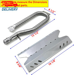 Kit DG187 Replacement for Members Mark, Burner Tube, Stainless Steel, 3Pk 👌