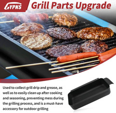 G416-0015-W1 Grill Grease Pan – for Charbroil Grill Grease Tray Replacement Part