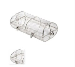 Primo Ceramic Grill Rotisserie Basket 304 Grade Stainless Steel 15″ x 6″ PGRBO-1