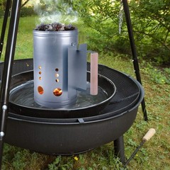 Encendedor de carbón rápido, accesorios para chimenea, cubos de encendido, guant