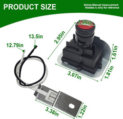 64868 Electronic 2-Outlet Ignition Kit for Weber Q1200 Q2200 Grills