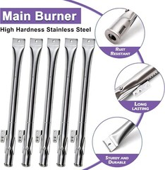 Set of 5 Burners for Home Depot Nexgrill 720-0830H, 5 Burner 720-0888 & Others