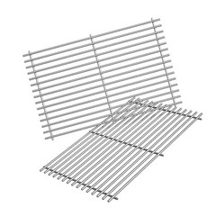 2pcs Stainless Steel Cooking Grill Grates for Weber, 19.5” x 25.5” | Grill