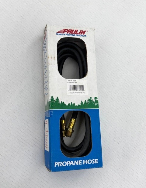 NEW Paulin Products 12′ LP Propane Gas Hose Assembly 3/8″ FP x 3/8″ MP NOS