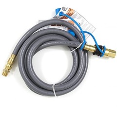 Blaze 10 Ft. Natural Gas/Bulk Propane Hose Quick Disconnect for Gas Grills