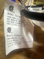 Universal Gas Grill Regulator and Hose Replacement for Weber Charbroil Nexgrill