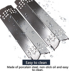14-9/16″ Porcelain Heat Plates for Nexgrill Grill Master BBQ Pro 4pc Shield Tent