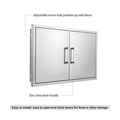 Outdoor Kitchen Door, 30″ W21 H Outdoor Kitchen Access Door, Stainless Steel …