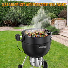 Rotisserie Ring Kit Replacement Parts for Weber 22 Inch Kettle Charcoal Grills