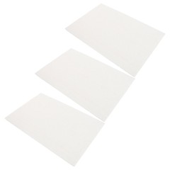 3Pcs Beige Ceramic Fiber Fireproof Boards for Wood Stove Home