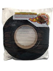 3/4″ x 1/8″ High Temp Barbecue Grill Gasket Seal – Self Stick 15′ Roll – Black