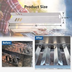 Heat Plates Shield Tents for Dyna-glo DGF510SBP, Stainless Steel 5-Pack