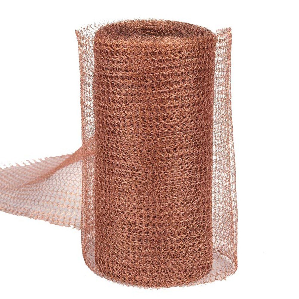 Copper Mesh Rodent Control Kit, 5 Inch X 35ft Rustproof Copper Wool Blend,8879