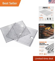 High-Temperature 17 Inch Grill Grates for Nexgrill Replacement – Dishwasher Safe