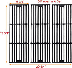 19 3/4″ Grill Grates for Char Griller 5050 3001 3008 3030 4000 2121, King Grille