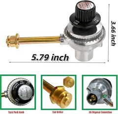 29102349 Replacement Regulator Control Valve for Char-Broil Grill2Go Tru-Infr…