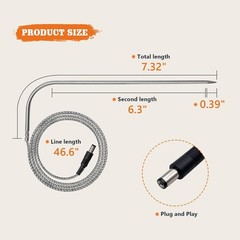 2-Pack Temperature Meat Probe Replacement for Rec 2 Pcs Probe, x 2