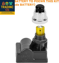 Only Fire 14451 Universal Electric Silver Push Button Igniter BBQ Replacement fo
