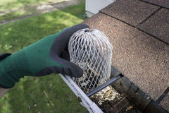 Gutter Guard 3 Inch Expand Aluminum Filter Strainer Stops Blockage Leaves Debris