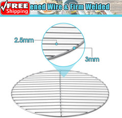 Replacement Cooking Grate for Small 13.7 Inch Charcoal Grill, round Chromed Iron