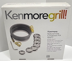 New Kenmore Natural Gas Conversion Kit for 6-Burner Grills w/ 10 ft Hose #10477