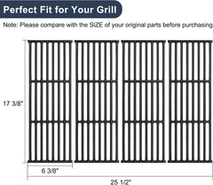 4 Burner Gas Grill Replacement Parts Heat Plates Burners Cooking Grates Kit Sets
