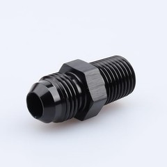 Male 1/4″ NPT to -6 AN Flare Adapter 6AN to 1/4 NPT flare to NPT black